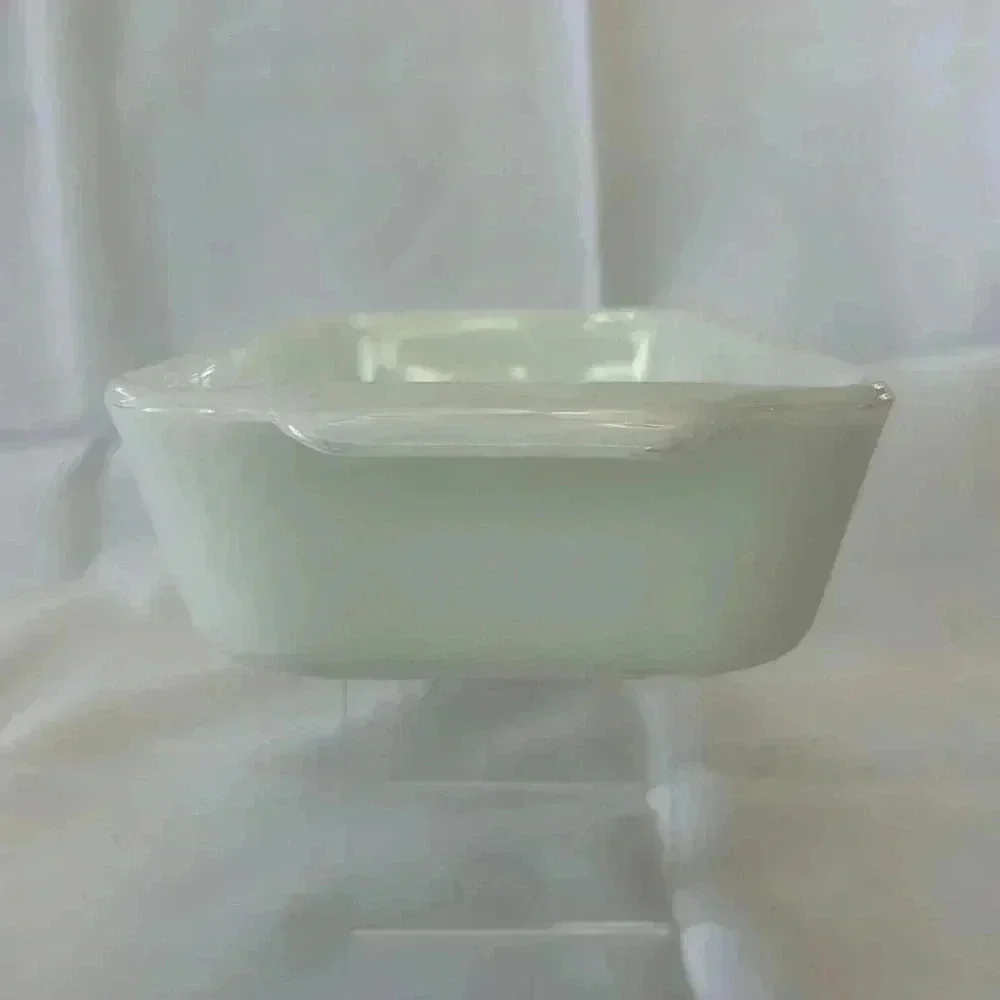 Vtg Fire King by Anchor Hocking 1 QT Loaf Pan Bakeware Dish Harvest Vegetable
